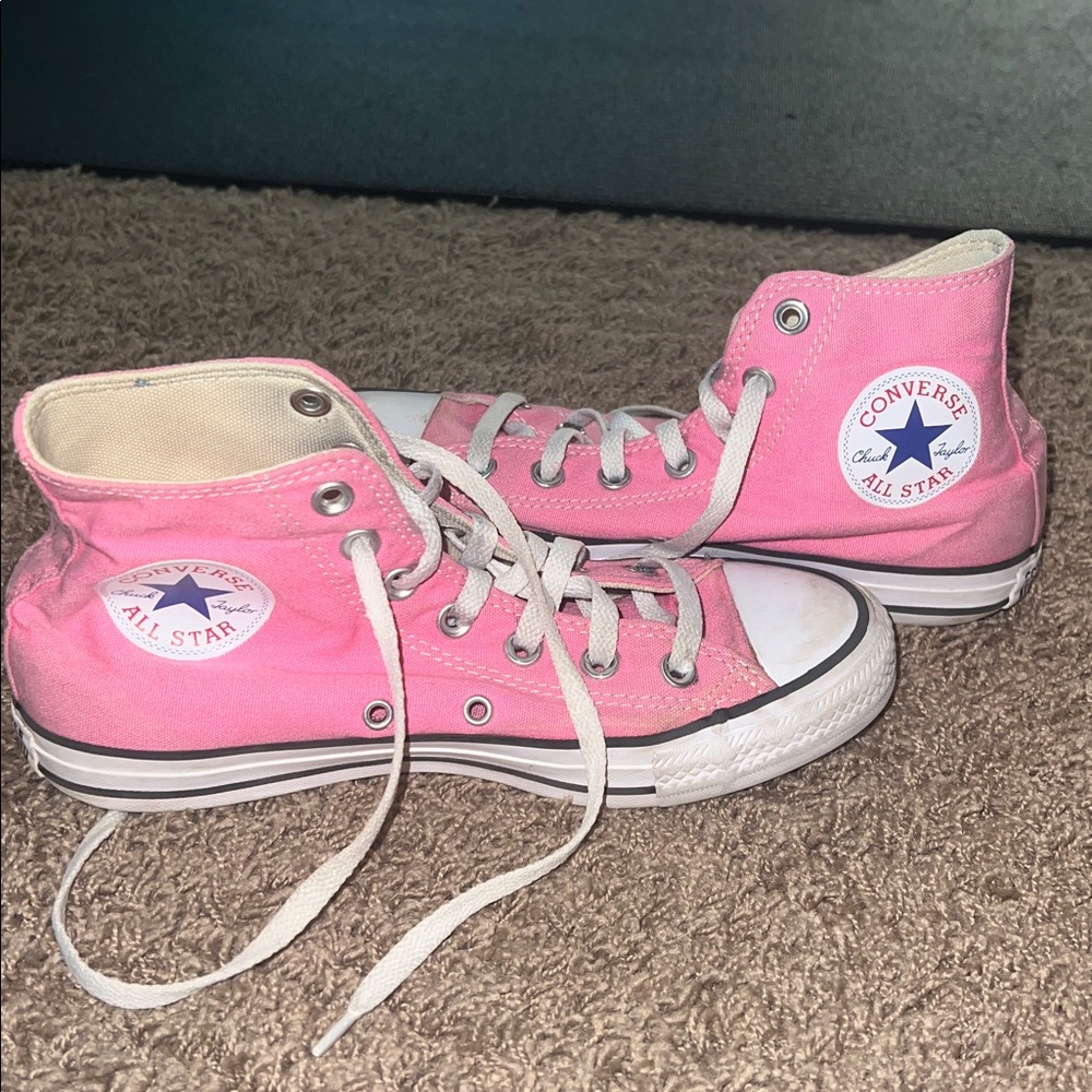 Chuck Taylor All- Star Converse Pink Canvas High-Tops